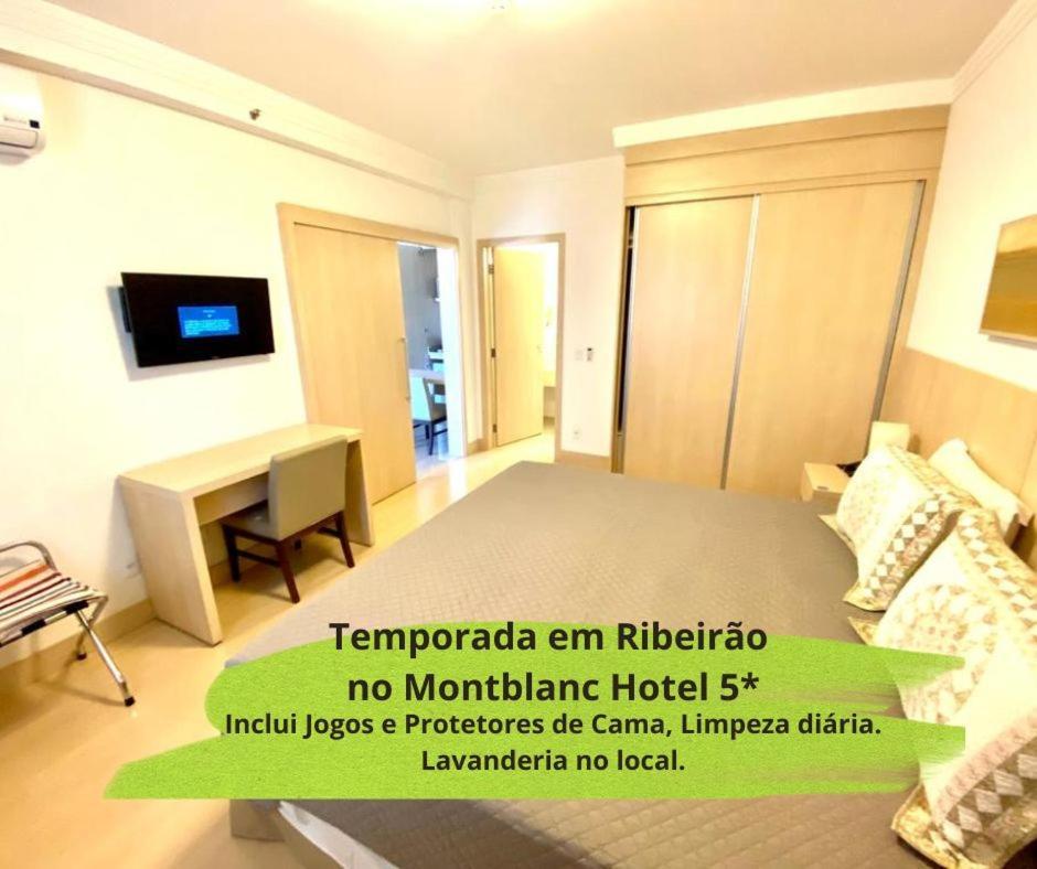 Flat Completo Com Servicos Em Hotel 5 Estrelas Ribeirao Preto Bagian luar foto